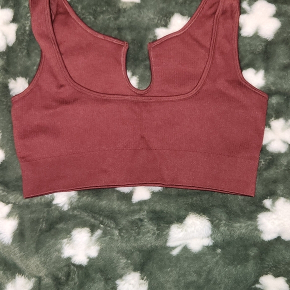 M/L Burgandy Ribbed Set - Picture 5 of 9